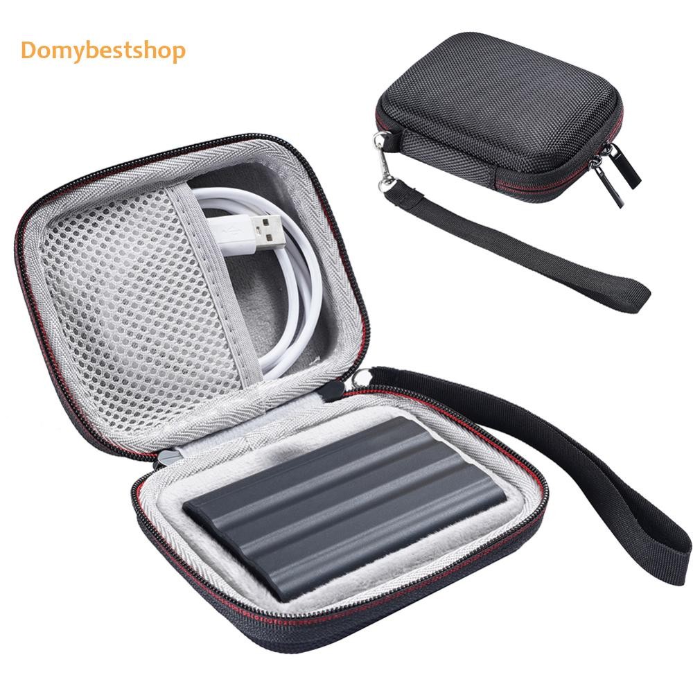 Hard Drive Case Anti-Scratch EVA Portable Storage Bag with Mesh Bag & Hand Strap for samsung T7 Shie