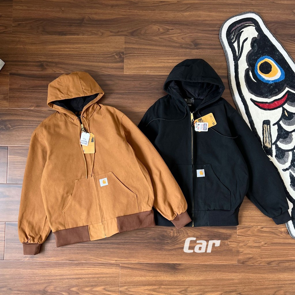 NHAQ Carhartt Heavy Jacket J140Classic Beautiful Hoodie Workwear Jacket Heavy Canvas Spring and Autumn Baggy Coat Men and Women