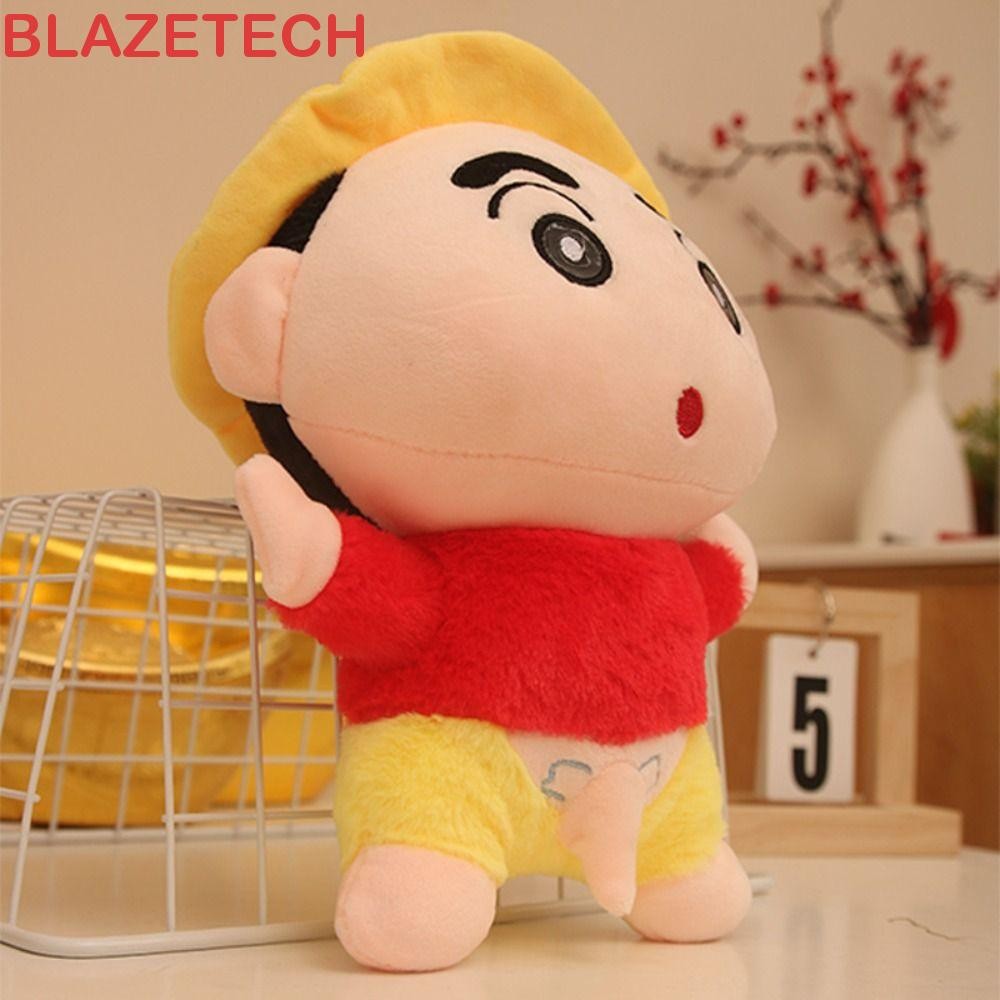 Blazetech Shin-Chan ตุ๊กตาการ์ตูน, PP ผ้าฝ้ายปุยเครยอนชินจังของเล่นตุ๊กตา,มาพร้อมกับของเล่นคอลเลกชันนุ่มสนุก Crayon Shin-Chan Plushies ตุ๊กตาผู้ใหญ่เด็ก