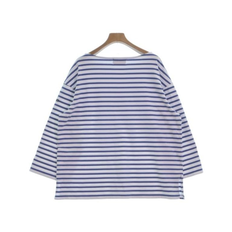 CHANTECLAIR Tshirt Shirt Striped Women White blue Direct from Japan Secondhand