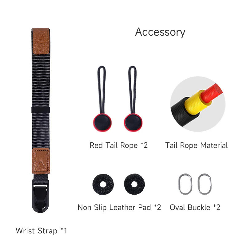 Quick release camera wristband adjustable wristband Nikon Sony A7CR A6700 A7 IV A7C Canon Fuji X-T4 