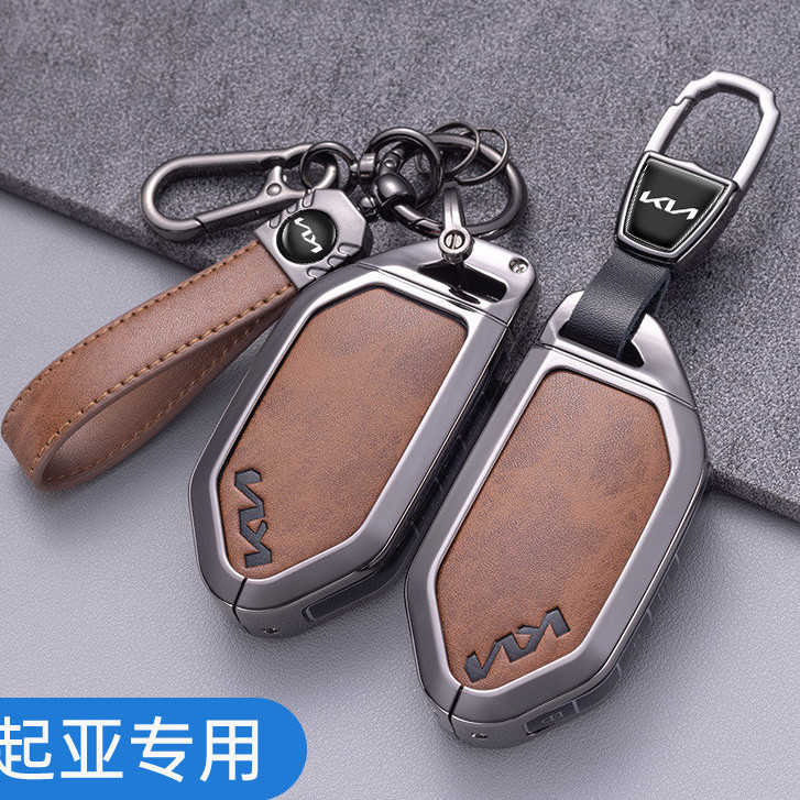 (พร้อมส่ง) เคสกุญแจเหมาะสำหรับ Kia EV5  EV9 KIA carnival  2024 2025 พวงกุญแจ เคสป้องกันรอยกุญแจ