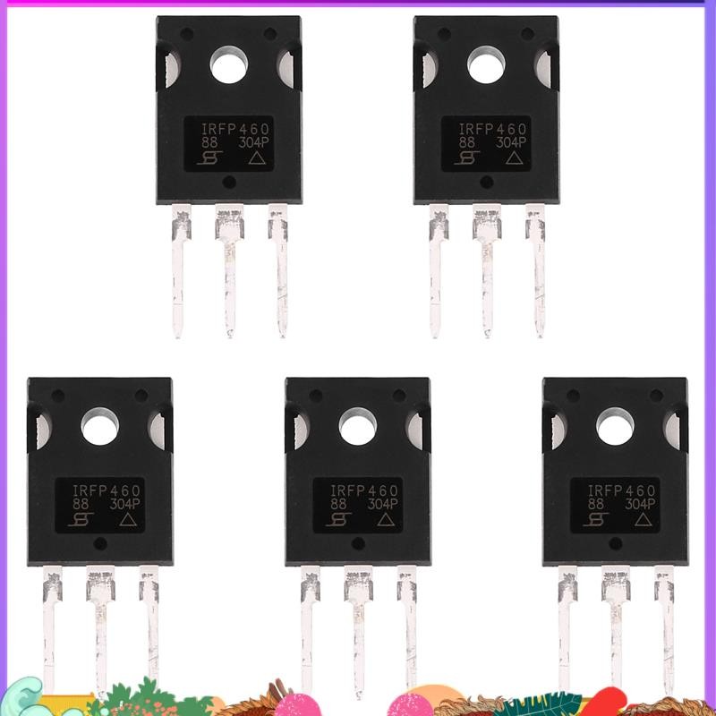 Super 5 ชิ้น 5X IRFP460 20A 500V Power MOSFET N-Channel ทรานซิสเตอร์
