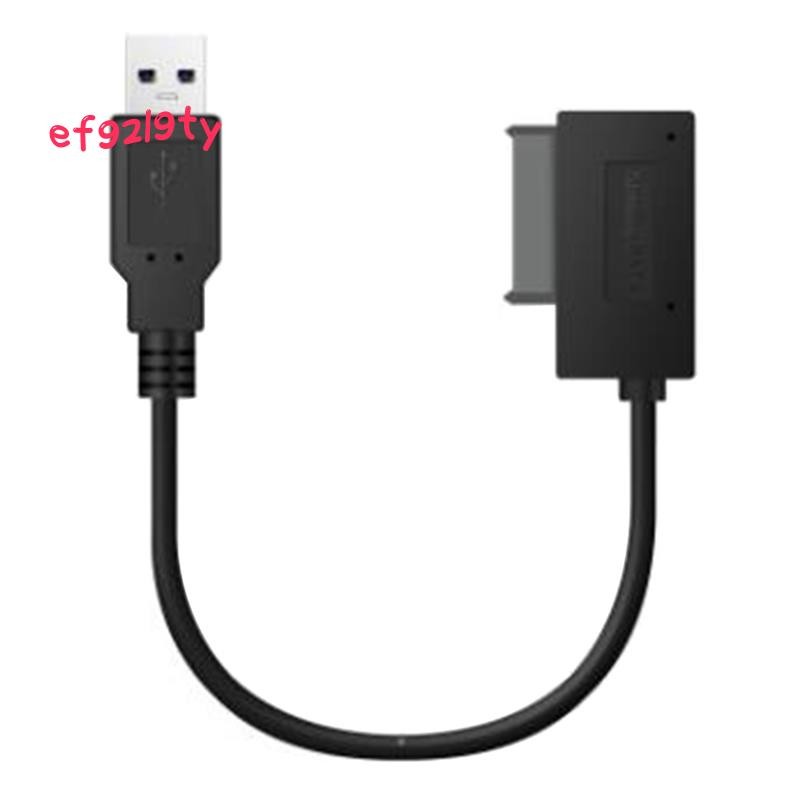 อะแดปเตอร์ USB PC 6P + 7P CD DVD Rom Sata เป็น USB 2.0 Converter Slimline Sata 13 พินสายไดรฟ์สําหรับ PC แล็ปท็อปโน้ตบุ๊ค