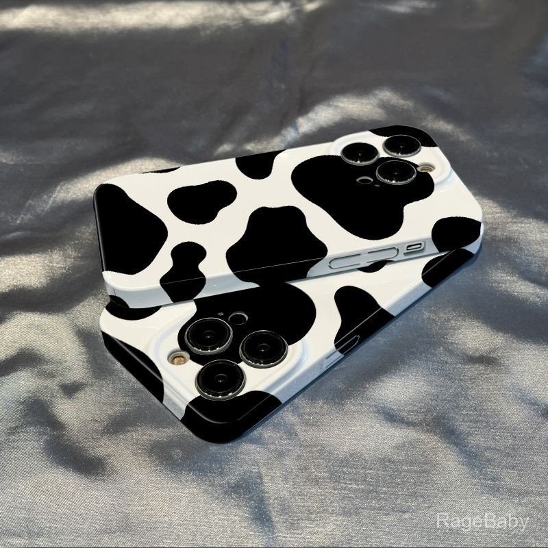 เคสป้องกันลายลายวัวคุณภาพสูงสำหรับ Samsung S21 S22 S23 S24 ultra A55 A54 s23plus A11 s24plus A14 A73 A12/M12เคสโทรศัพท์กันกระแทก