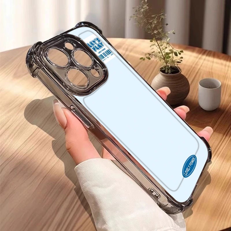 ส่งจากไทย พรีเมี่ยมใบหน้ายิ้มง่าย IPhone 16 15 11 13 14 12 Pro Max XR 7 8 6 6s Plus SE2020 Anti Fall Clear Case