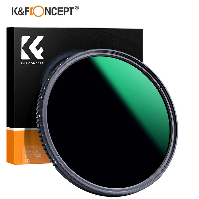 K&F Concept Nano-A Series Variable ND8-ND2000 ND Filter 49mm 62mm 67mm 72mm 77mm Neutral Density Fil