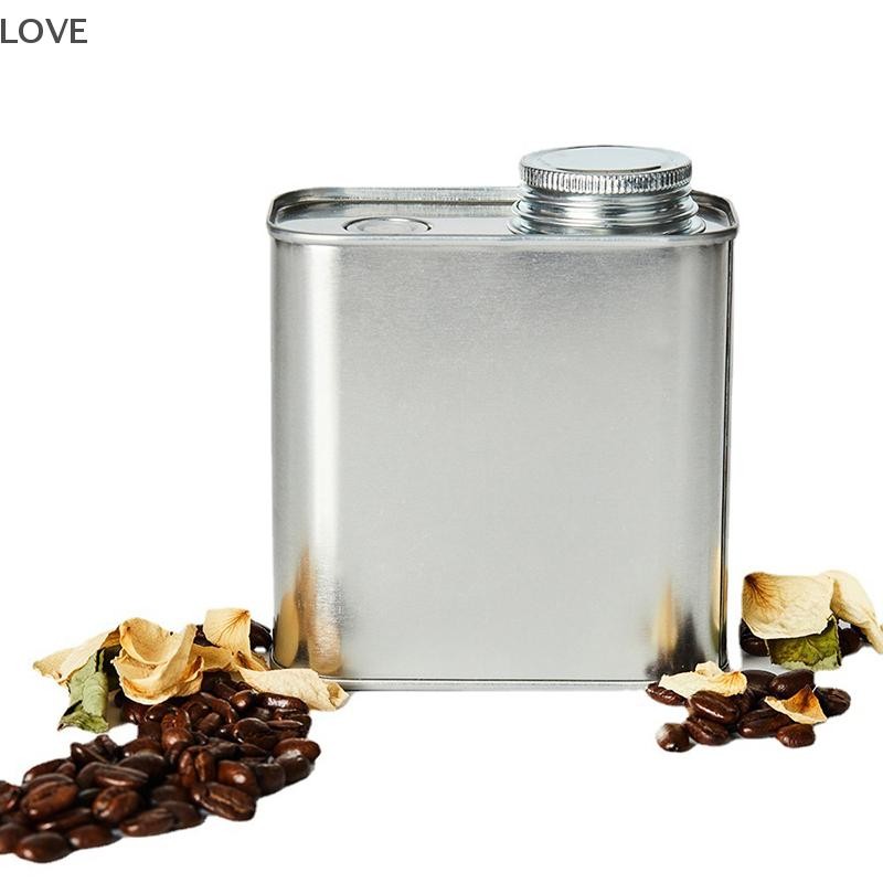 [JJCW] กระป๋องอัดลมเมล็ดกาแฟ แคมป์ปิ้งกลางแจ้ง กล่องดีบุก ที่เก็บบรรจุภัณฑ์เกรดอาหาร กระป๋องเหล็กหายใจสด QQW