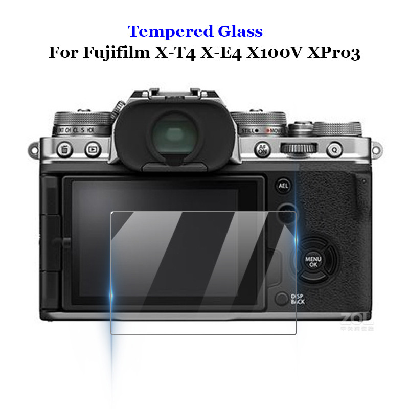สําหรับ Fujifilm Fuji X100 VI X-T5 XT5 X-T4 X-E4 X100V X-Pro3 กล้องกระจกนิรภัย 9H 2.5D หน้าจอ LCD Protector ระเบิดฟิล์ม Tough Guard