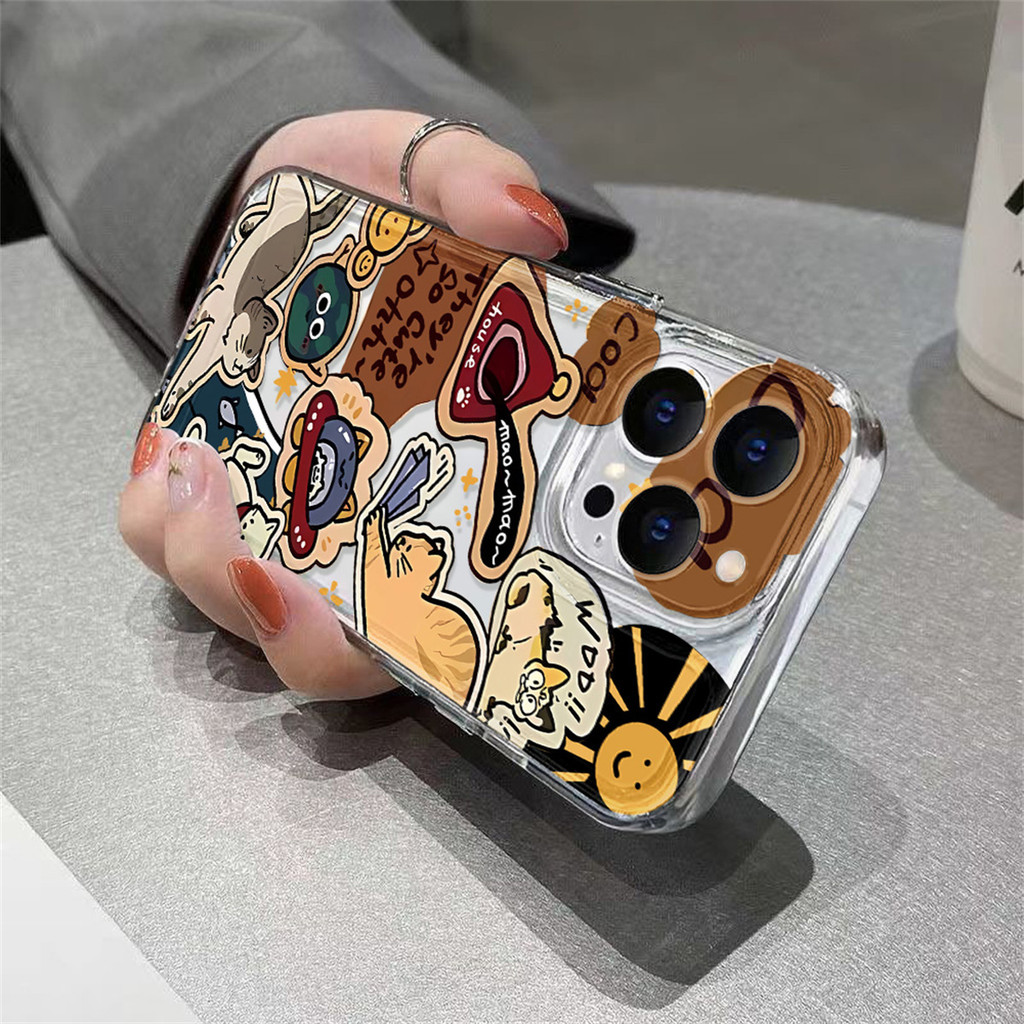 เคสซัมซุง สำหรับ Samsung A57 A37 A07 A17 A05S A55 A05 A06 A16 A15 A35 A54 A26 A36 A56 A22 S24 FE S23 S22 Ultra เคสมือถือ - รูปที่ 3