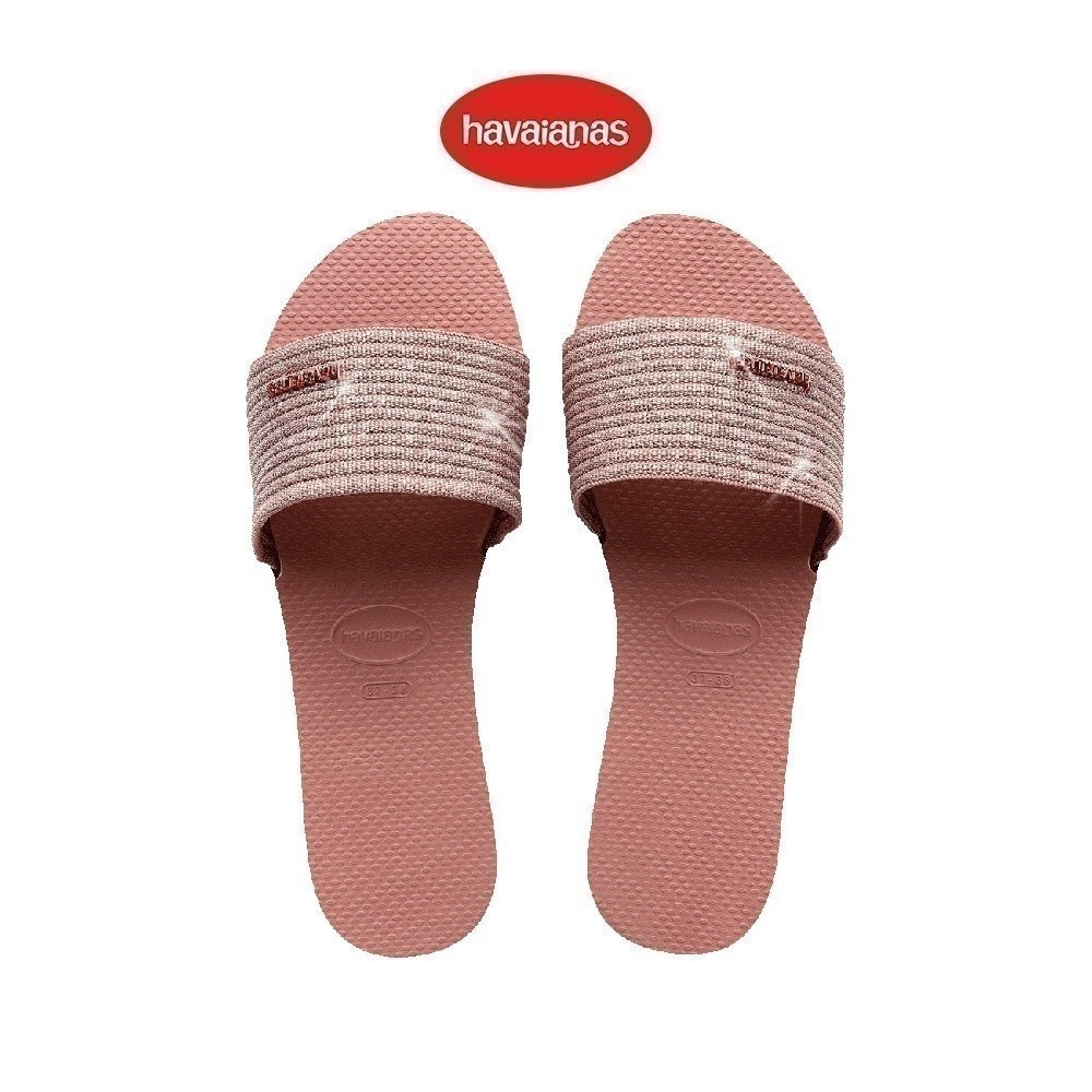 HAVAIANAS รองเท้าแตะผู้หญิง You Malta Metallic Sandals CROCUS ROSE 41473123544F_C3PIXX
