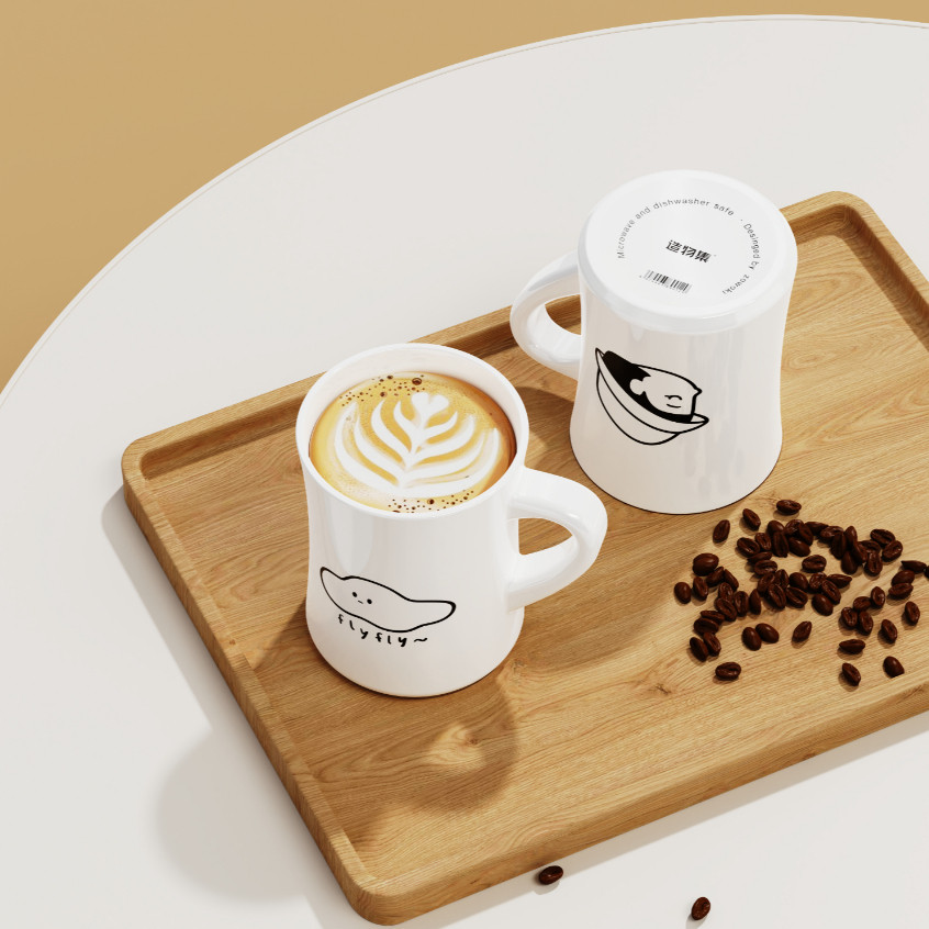 Zowoki MUG -370 แก้วกาแฟเซรามิค แก้วน้ำเซรามิคเกรดพรีเมี่ยม ความจุ 370 ml. - รูปที่ 2