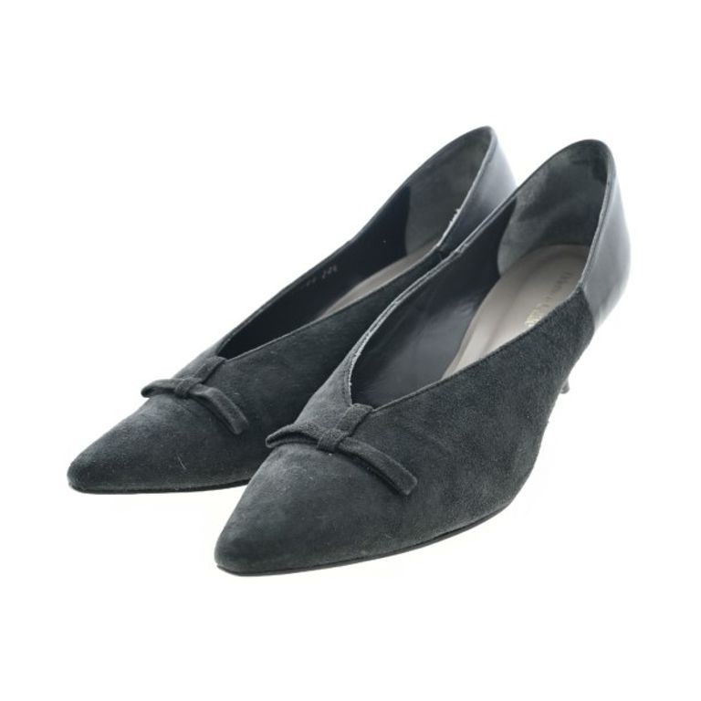 Odette e Odile Pumps ผู้หญิง สีดํา 24.5cm ส่งตรงจากญี่ปุ่น มือสอง
