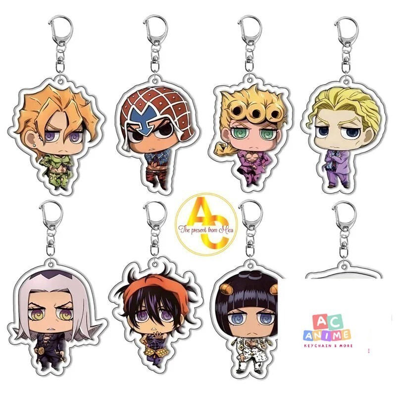 อะนิเมะใหม่ JOJO Adventure JOJO พวงกุญแจการผจญภัยที่แปลกประหลาดของ JOJO