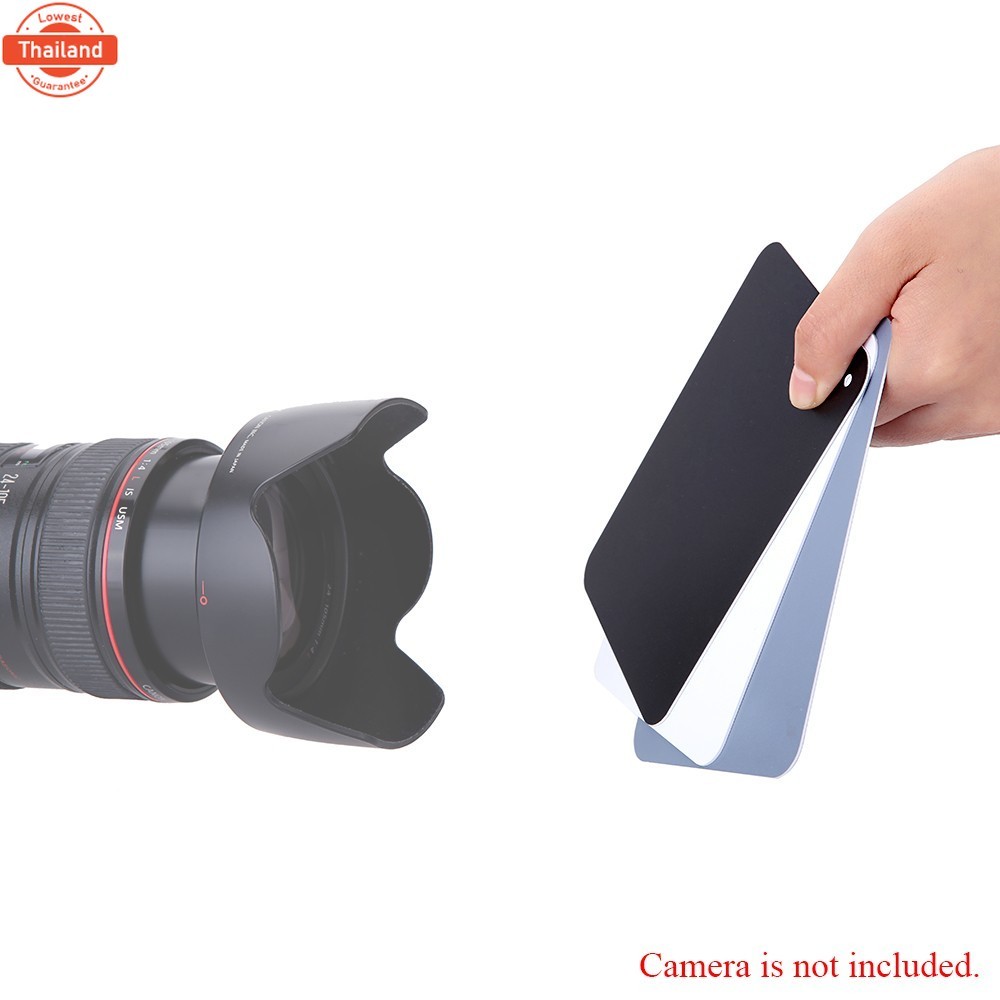 GREY CARD ตั้งค่า White Balance ถูกต้อง แม่นยำ สีผิวธรรมชาติ ใช้กังานถ่ายรูป ถ่ายวีดีโอ สินค้า ุคคล 