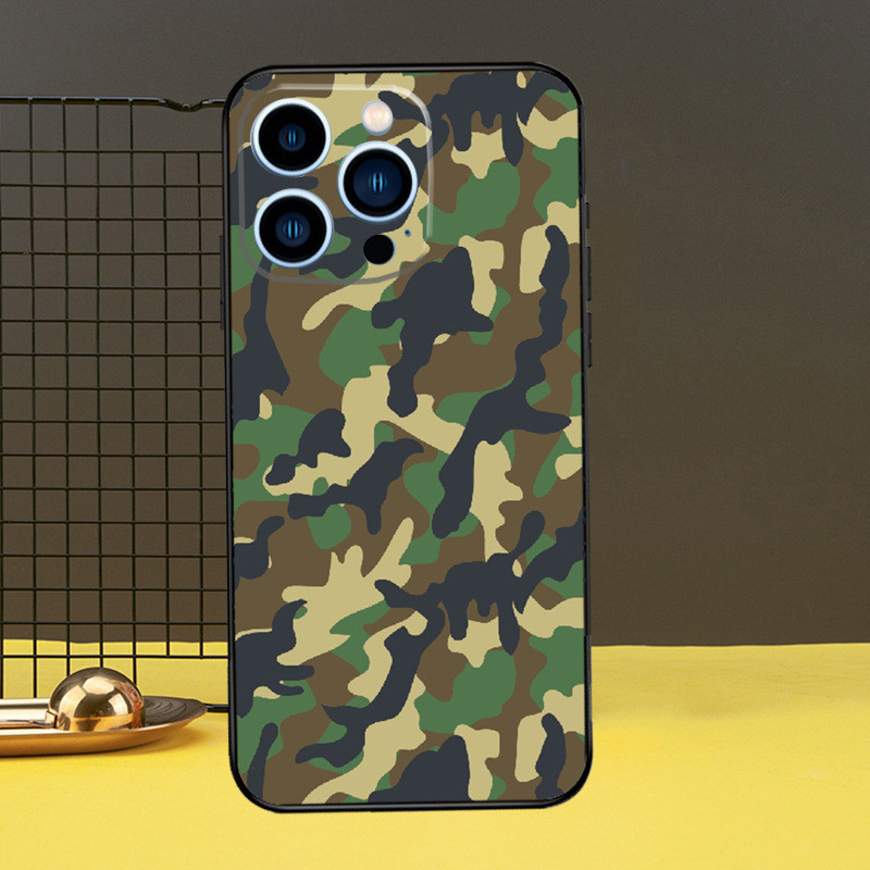 เคสลายพรางเหมาะสำหรับ iPhone สำหรับ iPhone 15 13 12 11 PRO MAX