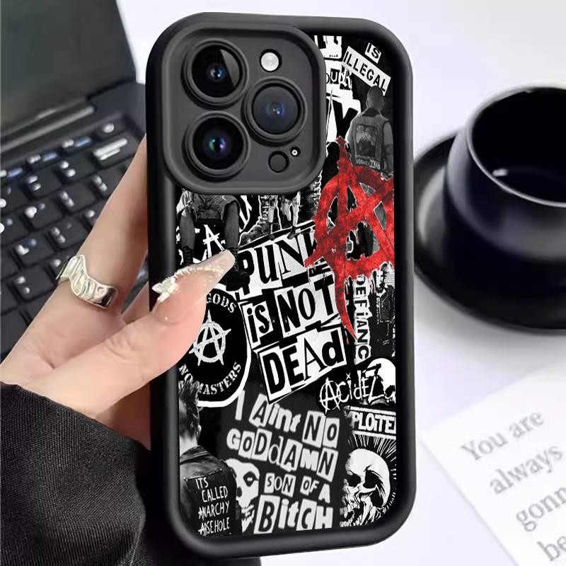 เหมาะสำหรับ Samsung A31 A30 A32 4G A33 5G A34 A20 A20s A21s A23 A24 A25 A3 กรณีโทรศัพท์แฟชั่นเคส Cool Artistic Punk