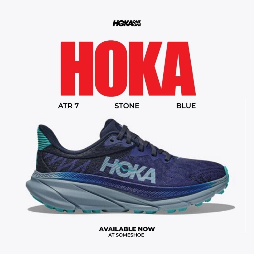 Hoka One ATR 7 Stone Blue Running Shoes For Men Sneakers