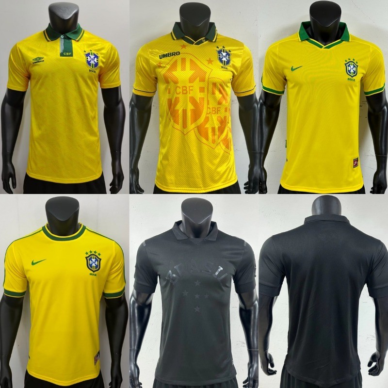 1997/98 World Cup Brazil Home Jersey Retro Special Version 1994 13/14 เสื้อฟุตบอล