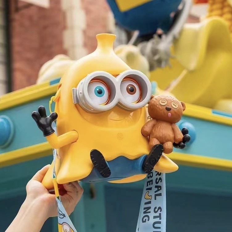 ของที่ระลึก Minions Popcorn Bucket Banana tim Bear กระเป๋าสะพายข้าง