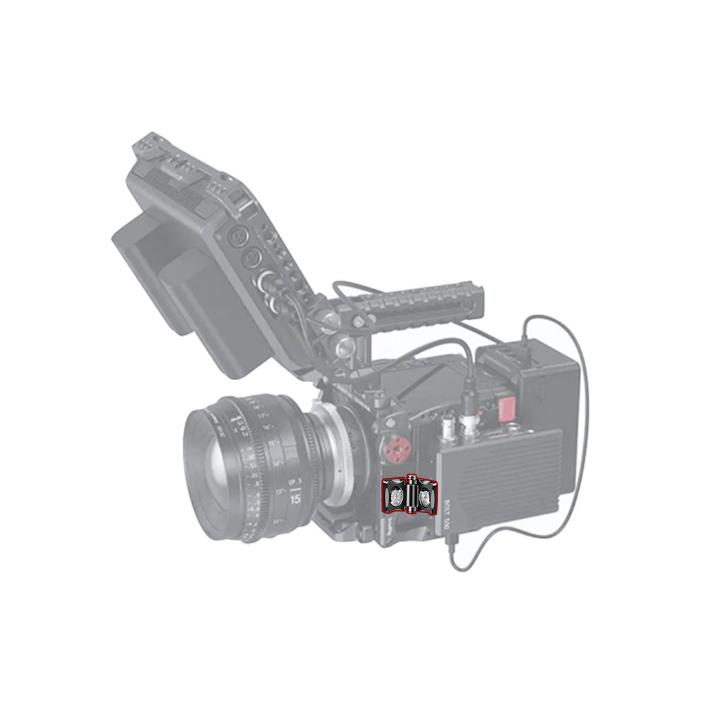 Xt-xinte L-type ตําแหน่งอะแดปเตอร์แผ่นพับ 1/4 สกรู Arri ตําแหน่งอะแดปเตอร์สําหรับ DJI SDR Transmission Bracket Monitor Mount