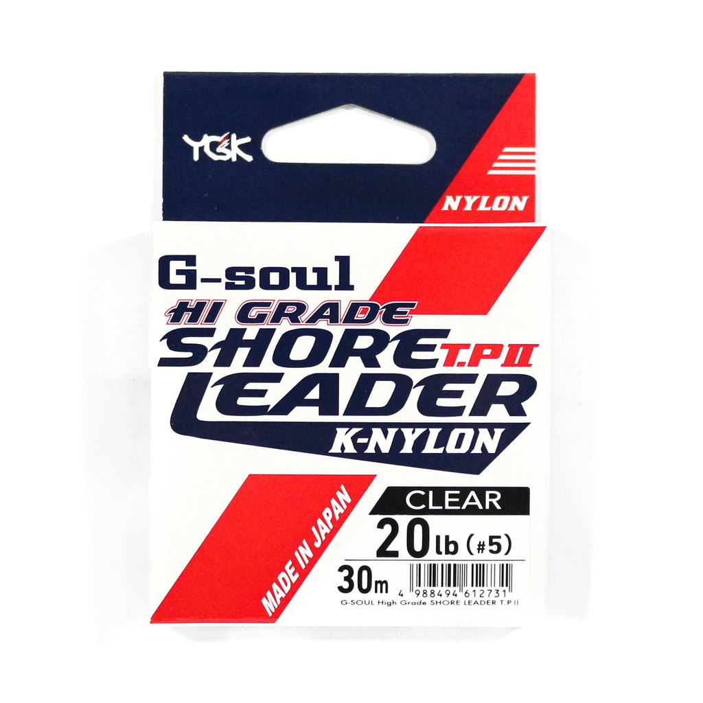YGK Hi Grade Shore Leader TP2 K-Nylon 30m , No.5 , 20lb (2731)