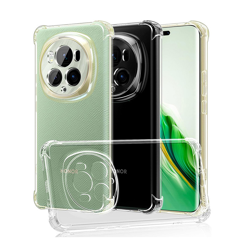 ซิลิโคนกันกระแทก Soft Case สําหรับ Honor Magic 7 Pro Magic6 Magic5 Magic4 Magic 6 5 4 3 Pro Lite Ultimate Clear โปร่งใสปกหลัง