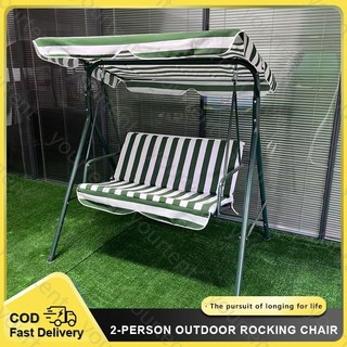 Two-Person Outdoor Swing Hammock Chair with Stand Outdoor Rocking Chair Home Hammock Adult Swing