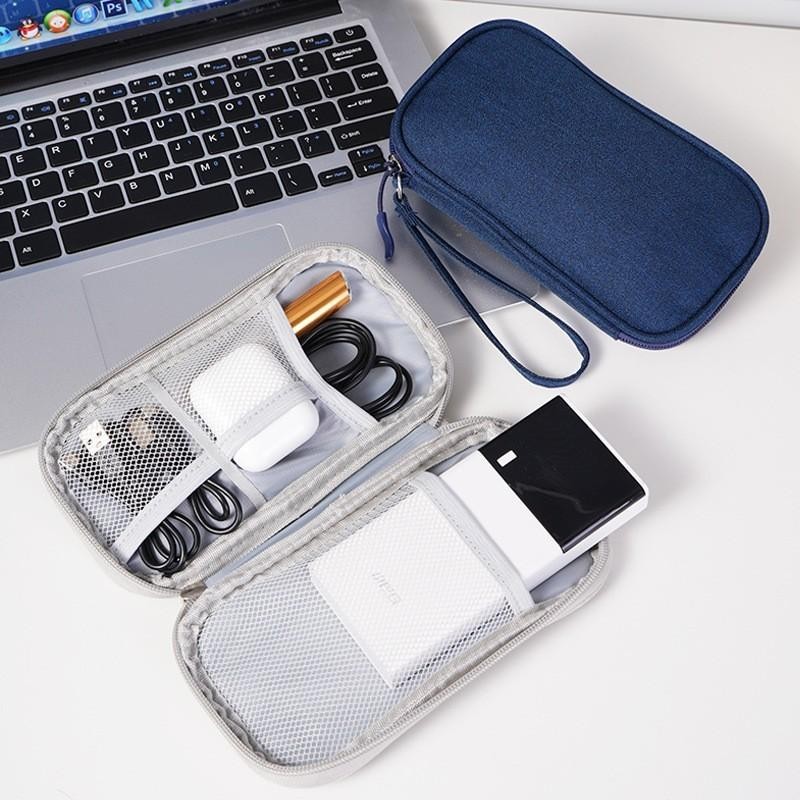 tokyosellected(T2281) กระเป๋าเก็บสายเคเบิล/USB/สายชาร์จ/ชุดหูฟังชาร์จ จัดระเบียบ
