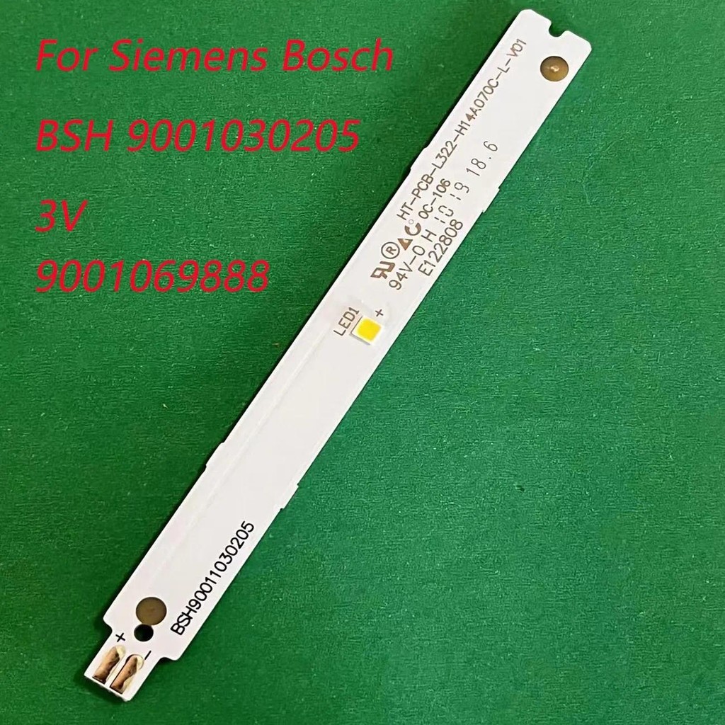 QSJZHY สําหรับ Siemens Bosch BSH 9001030205 9001069888 ไฟเครื่องทําความเย็น 3V LED Strip ชิ้นส่วนตู้