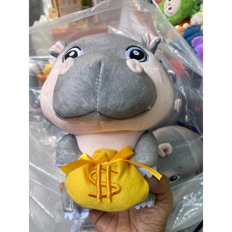 🦛จัดส่งทันที🦛ตุ๊กตา moo deng hippo plush ฮิปโป้เด้ง ตุ๊กตาฮิปโปหมูของเล่นตุ๊กตาฮิปโปของขวัญวันเกิดตุ๊กตาหมู