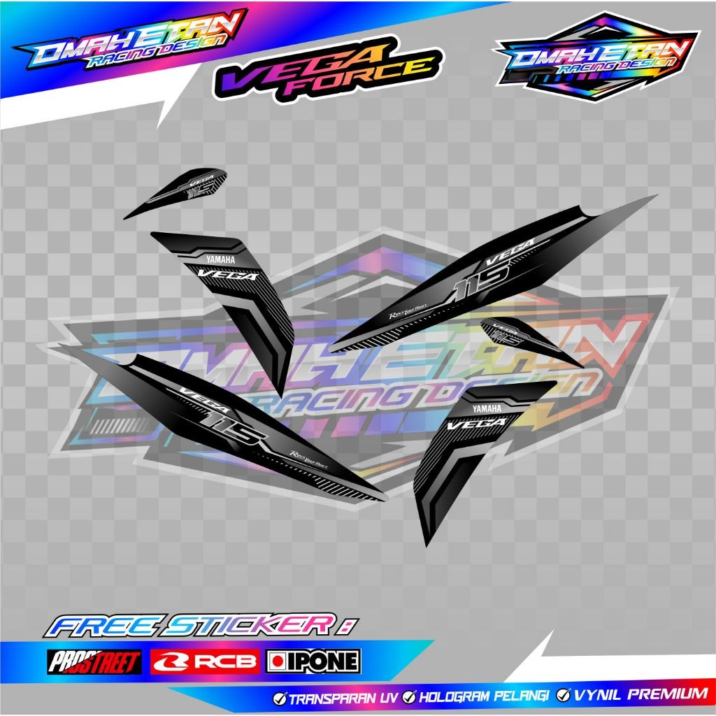 YAMAHA VEGA FORCE Variation Striping / YAMAHA VEGA FORCE Motorcycle Sticker List