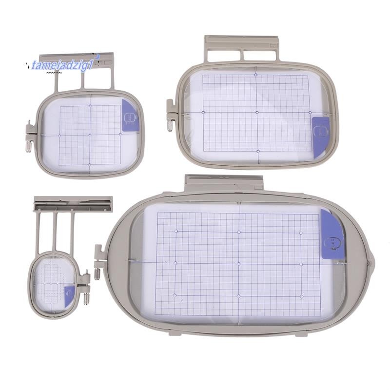 4 ชิ้นจักรเย็บผ้าเย็บปักถักร้อย Hoop สําหรับ Innovias 1500 1500D 2500D 4000D 6000D(SA437,SA438,SA439