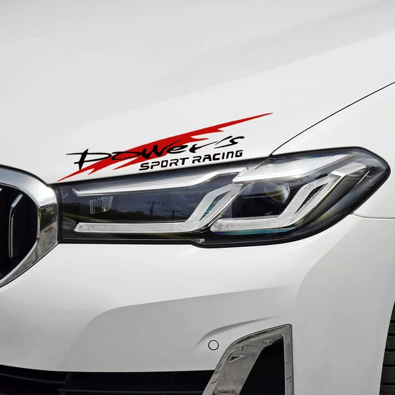 Car headlight brow sticker Decorative sticker Personality Hood Car sticker Letter decal body sticker