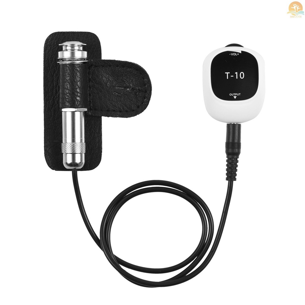Fast Ship Piezo Pickup Universal ไม่มีเจาะ Self-กาว Pick-up 6.5 มม.อินเทอร์เฟซเสียงสําหรับลําโพง,มัลติฟังก์ชั่น Pickup สําหรับกีตาร์ Ukulele ไวโอลิน Mandolin Banjo Erhu Guzheng Pip