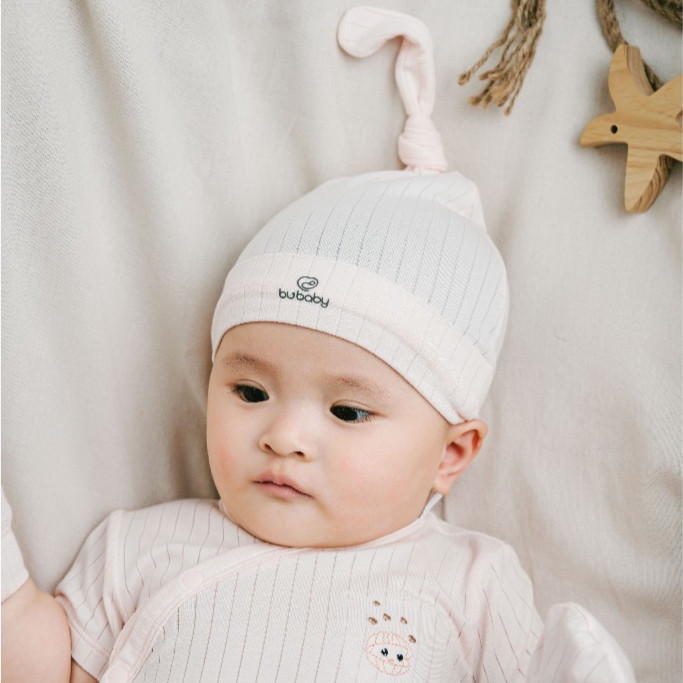 Bubaby (1M-6M) หมวกปม Modal AMD192401 | อุปกรณ์เสริม BU Baby ของแท้