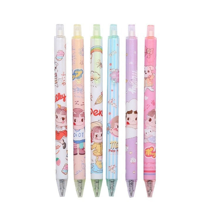 ปากกาเจลลายการ์ตูน Student and Office Pen Cute Cherry Maruko Smile shop 605 Pen