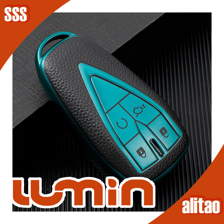 [พร้อม]เคสกุญแจยางนุ่มลายหนัง CHANGAN LUMIN ปกกุญแจ LUMIN ชุดตกแต่งรถยนต์ KSRV