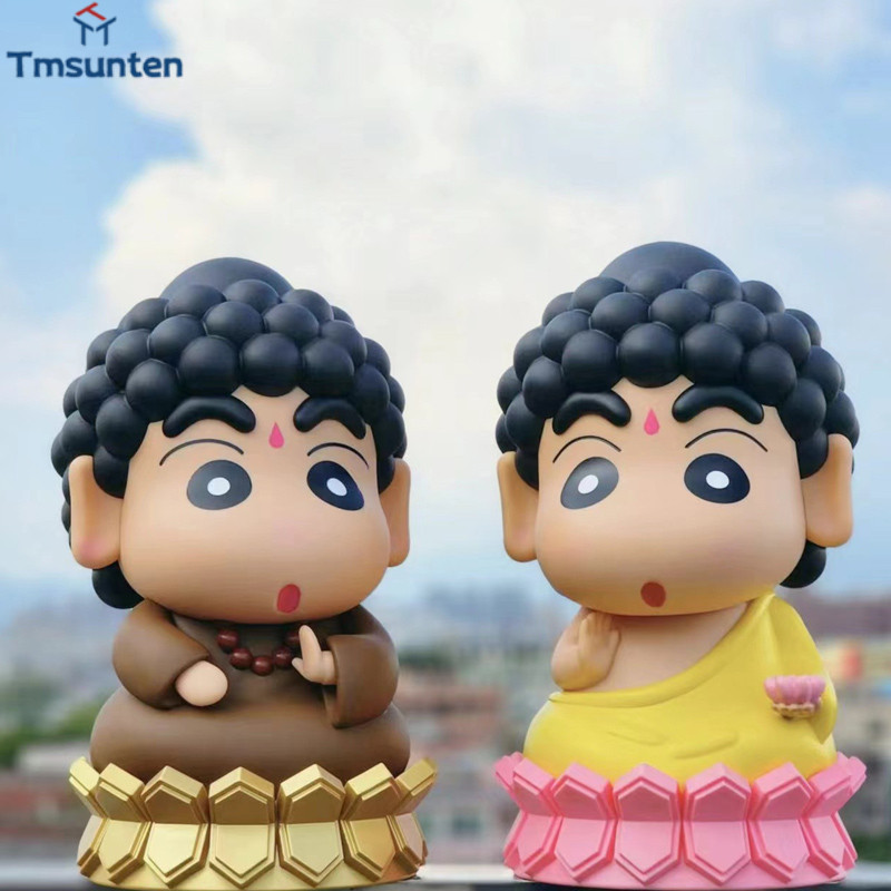 Tm โมเดลฟิกเกอร์ คอสเพลย์ชินจัง ของเล่นสําหรับเด็ก สําหรับตกแต่งรถยนต์ Eula Sakyamuni Lotus Blossom