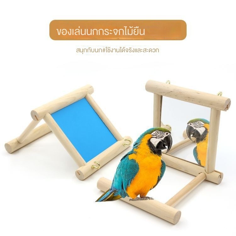 อุปกรณ์สำหรับสัตว์เลี้ยงนกแก้วขนาดเล็กและขนาดกลางของเล่นกระดิ่งนกแก้วโครงนกโครงกรงนกอุปกรณ์เสริมสำหรับปลากะพง