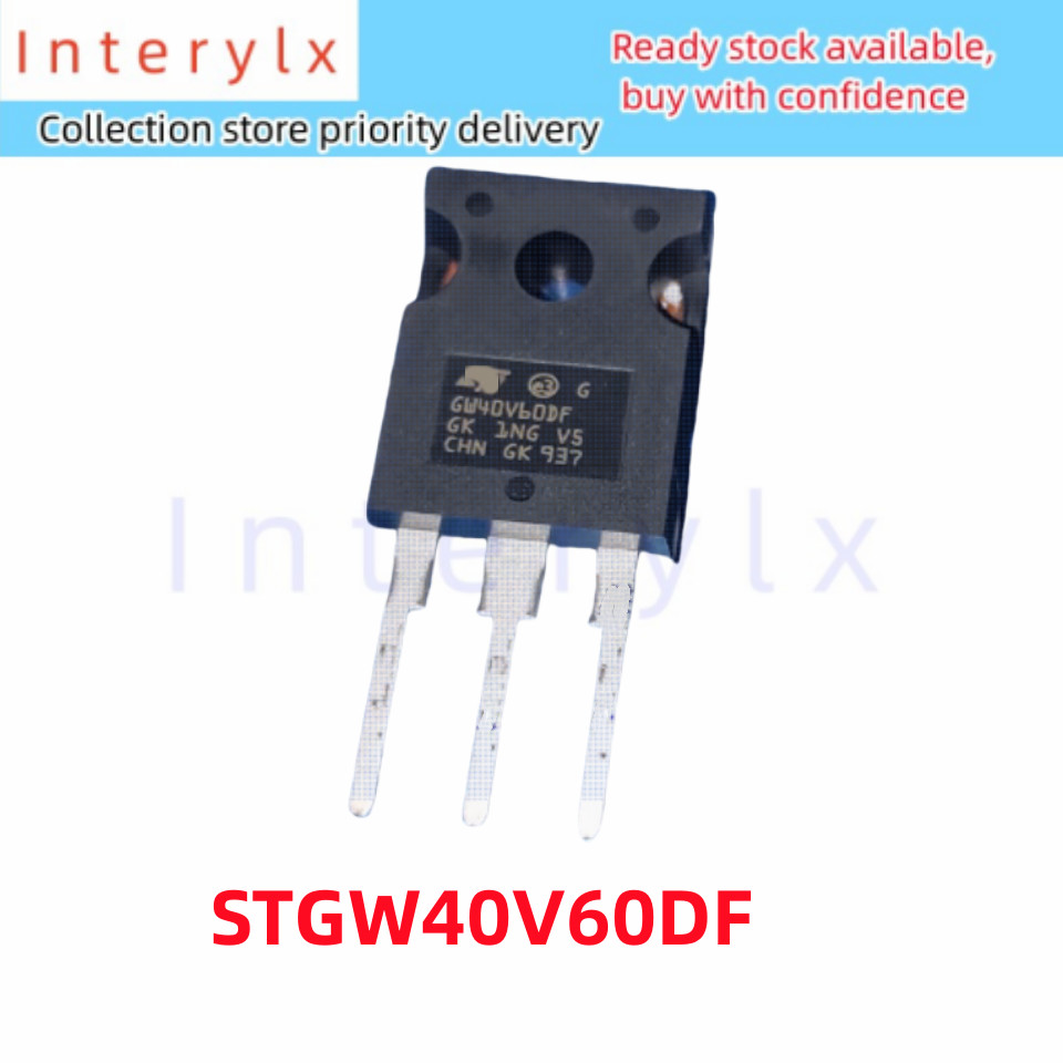 2 ชิ้น/ล็อตแบรนด์ใหม่ GW40V60DF STGW40V60DF STGW40V60 เครื่องเชื่อม IGBT Power ท่อ TO-247 600V/40A