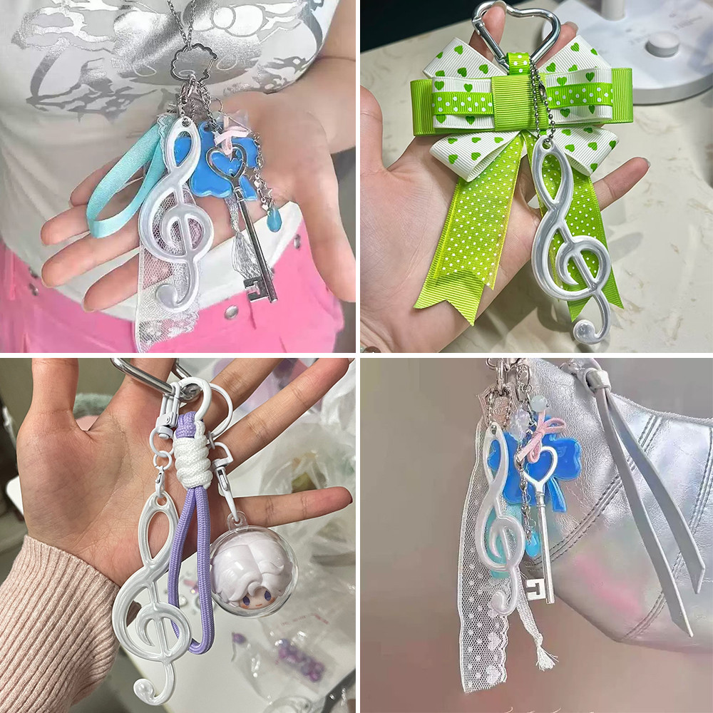 แฟชั่นสีลูกกวาดบันทึกสะท้อนแสงตกแต่งจี้5ชิ้นสร้างสรรค์เรืองแสงที่มองเห็นได้ ทําเอง กันน้ําที่มีสีสัน