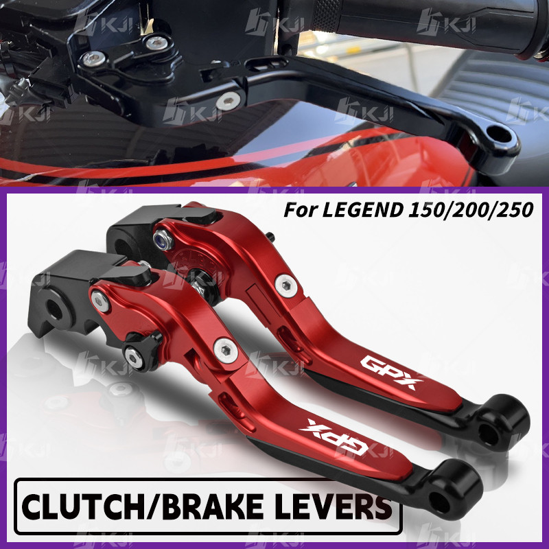 สําหรับ GPX LEGEND 150/200/250/TWIN/BRIGHTON คลัทช์คันโยกเบรคพับ Handle Levers อุปกรณ์เสริม