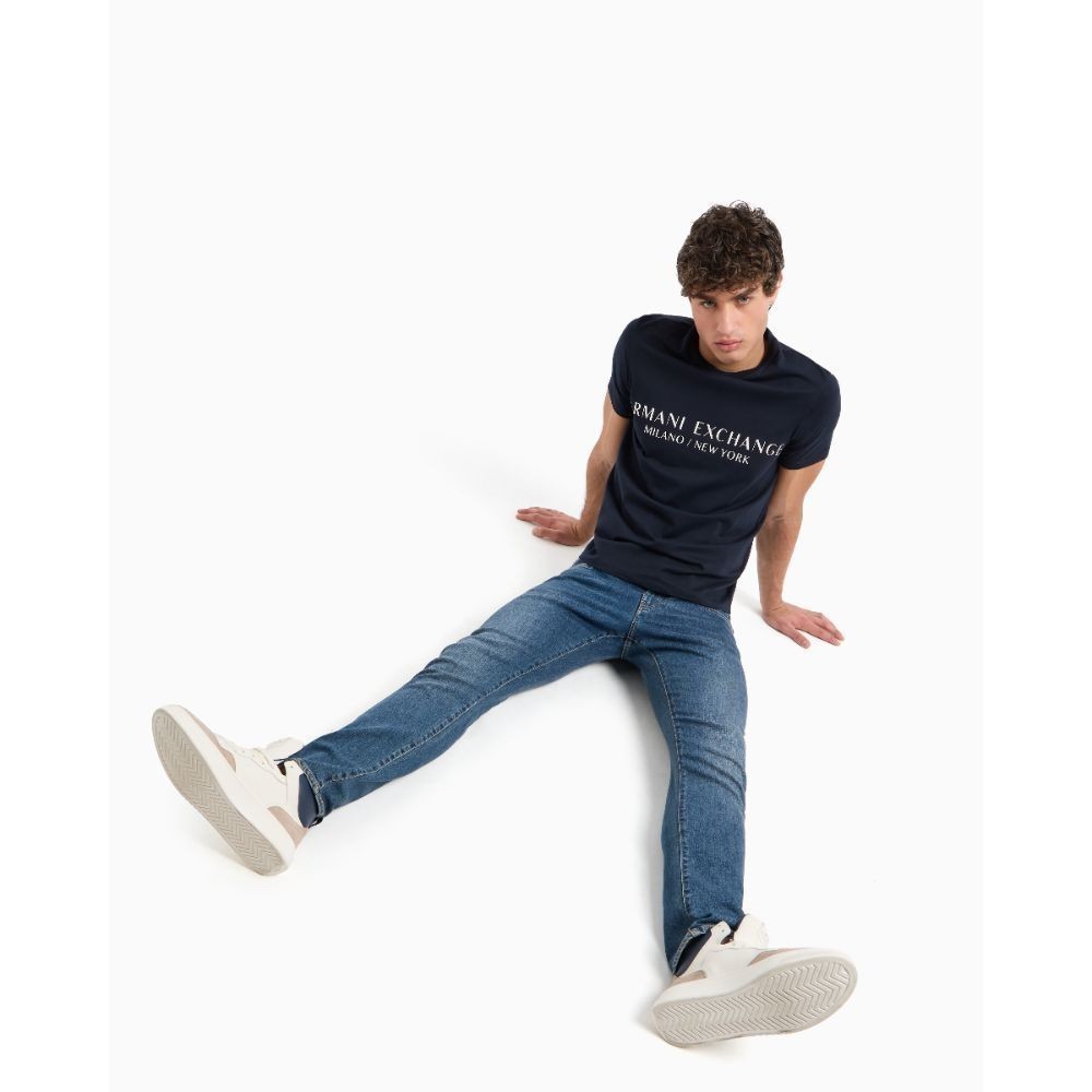 Armani Exchange เสื้อยืดผู้ชาย รุ่น 8NZT72-Z8H4Z-1510 - สีกรมท่า