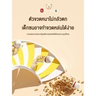 doudou ขวดนม 300ml หลอดดูดนม อัตโนมัติ สามารถตรวจวัดอุณหภูมิได้ ขวดนมเด็ก เหมาะสำหรับเด็กอายุ 1-3 ปี