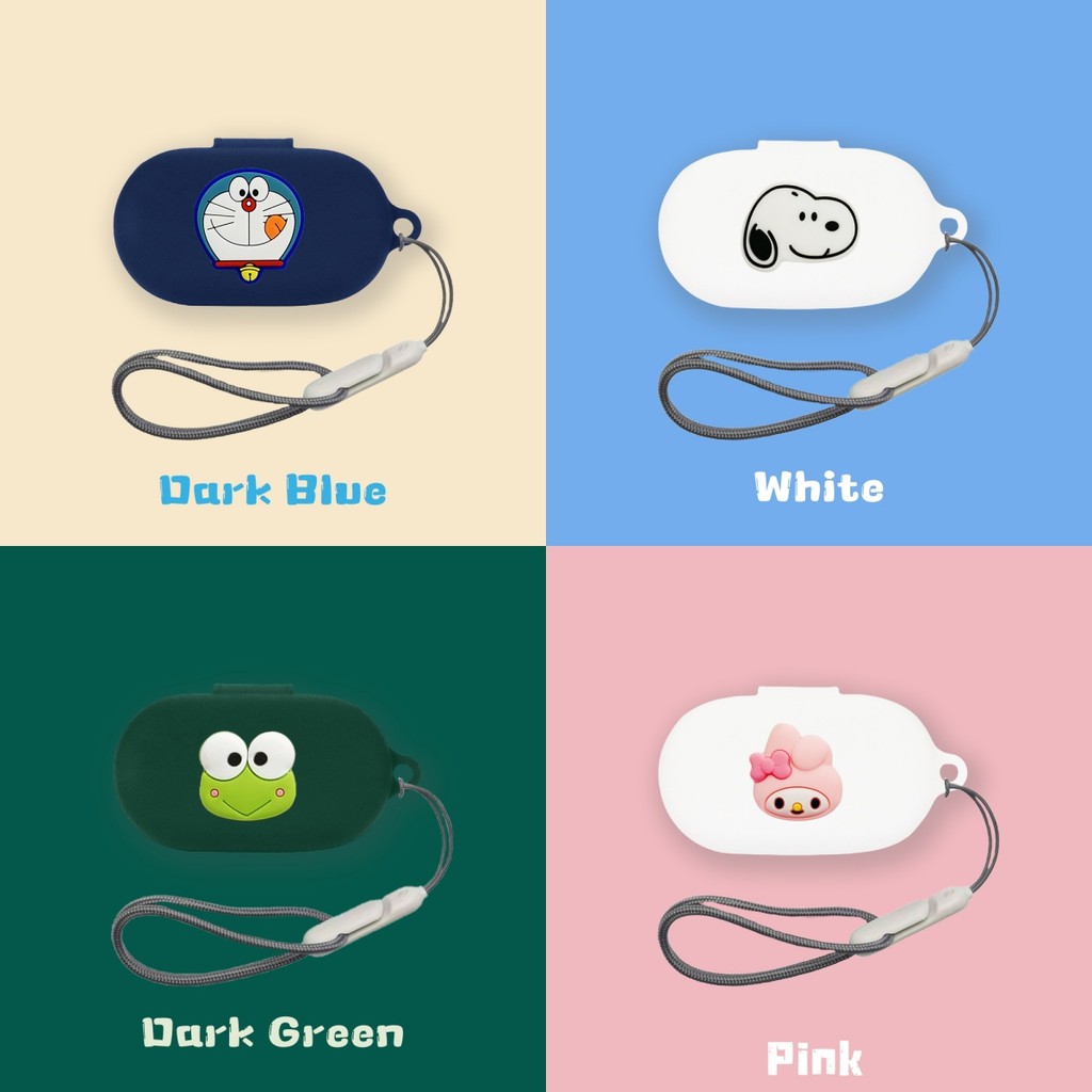 For JBL Soundgear Sense Case JBL Soundgear Sense Silicone Soft Case Cartoon Mario Snoopy Creative Be