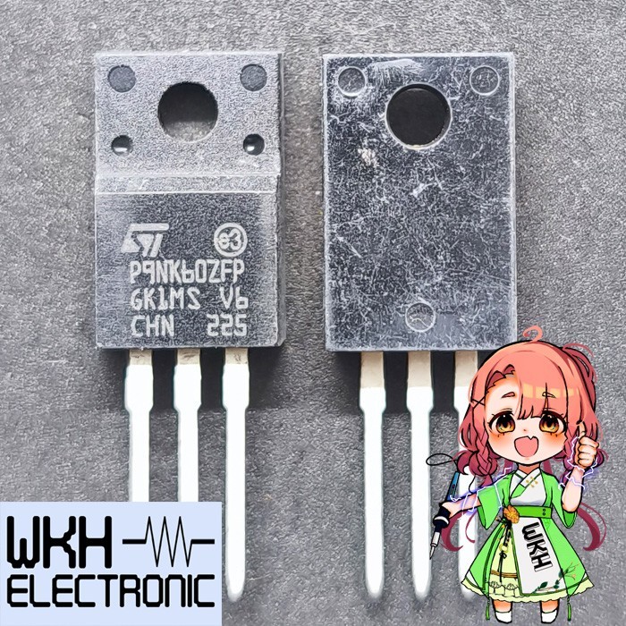 เครื่องมือชิ้นส่วน P9NK60ZFP STP9NK60ZFP MOSFET N-Channel 600V 0.85Ohm 7A P 9NK60 ZFP