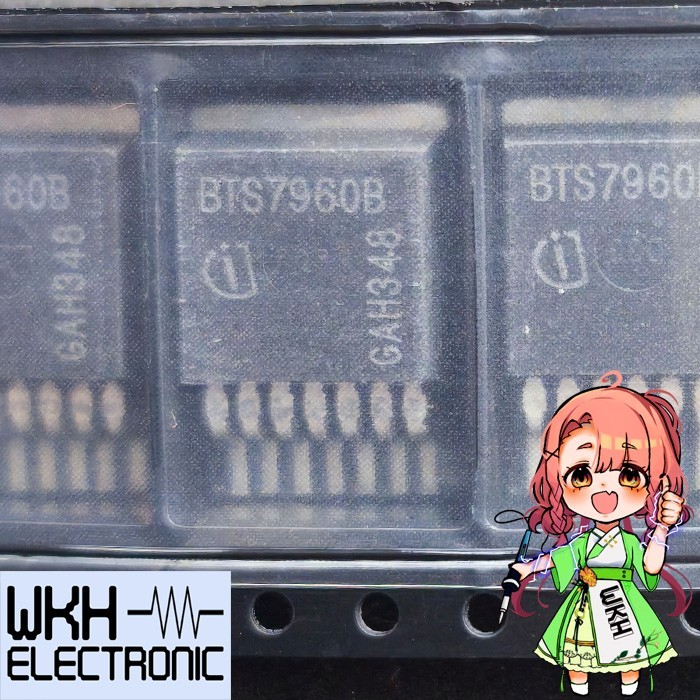 เครื่องมือชิ้นส่วน BTS7960B High Current PN Half Bridge IC BTS 7960 BTS7960