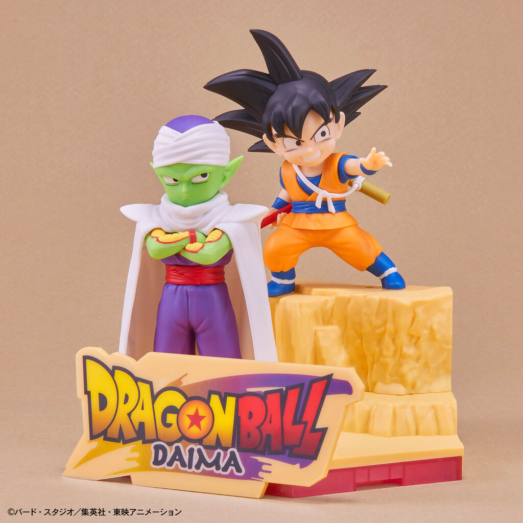 BANDAI DRAGONBALL DAIMA SON GOKU MINI & PICCOLO MINI