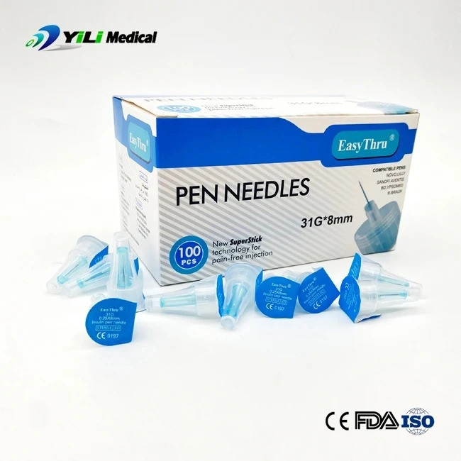200pcs diabetic medical Sterilization pen needle medical teaching CE 32G*4mm 31G*6mm   31G*5mm 31G*8